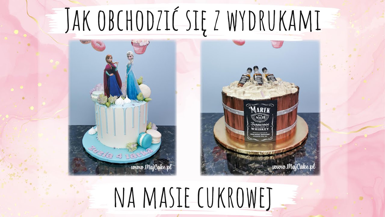 Jak obchodzić się z wydrukami na masie cukrowej? - Słodka Szkoła & MajCake