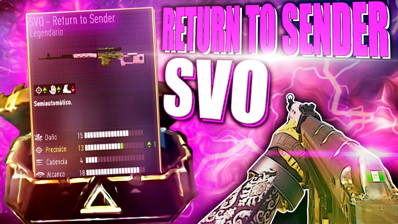 SVO RETURN TO SENDER (MODELO LEGENDARIO) 