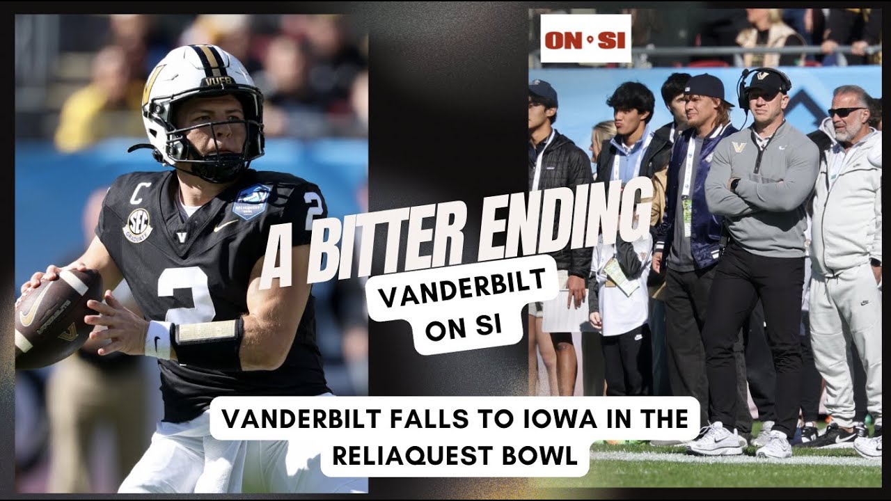 RAPID REACTION: Breaking Down Vanderbilt's 34-27 ReliaQuest Bowl Defeat