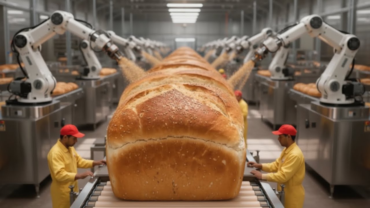 Inside the World’s Biggest Bread Factory 🍞How 1 Million Loaves Are Produced Every Day