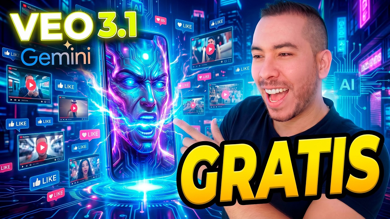 🔥 C&oacute;mo Crear Videos VIRALES GRATIS e ILIMITADOS con VEO 3.1 (M&eacute;todo 2026)