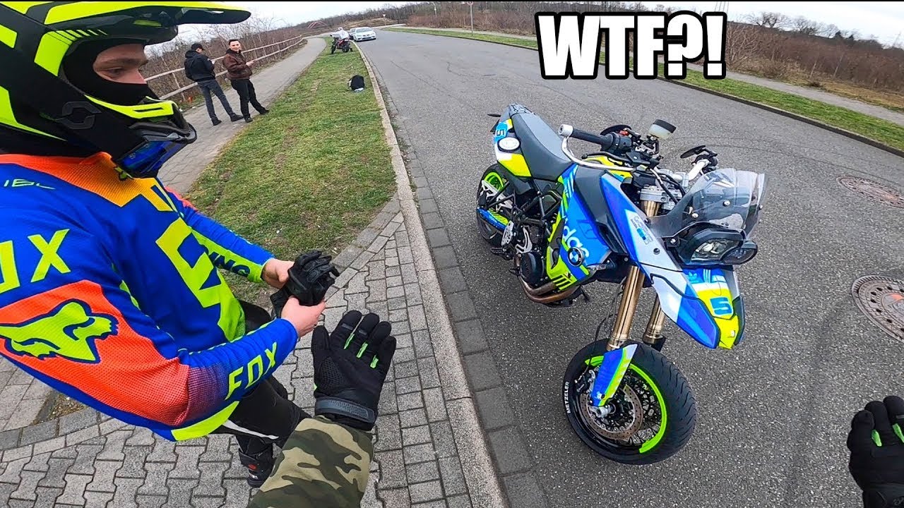 BMW F800 GS AUF SUPERMOTO UMGEBAUT