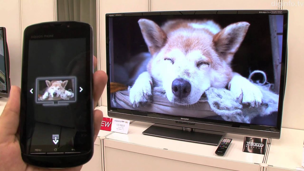 Sharp Aquos L Series TV Featuring Smartphone Integration 