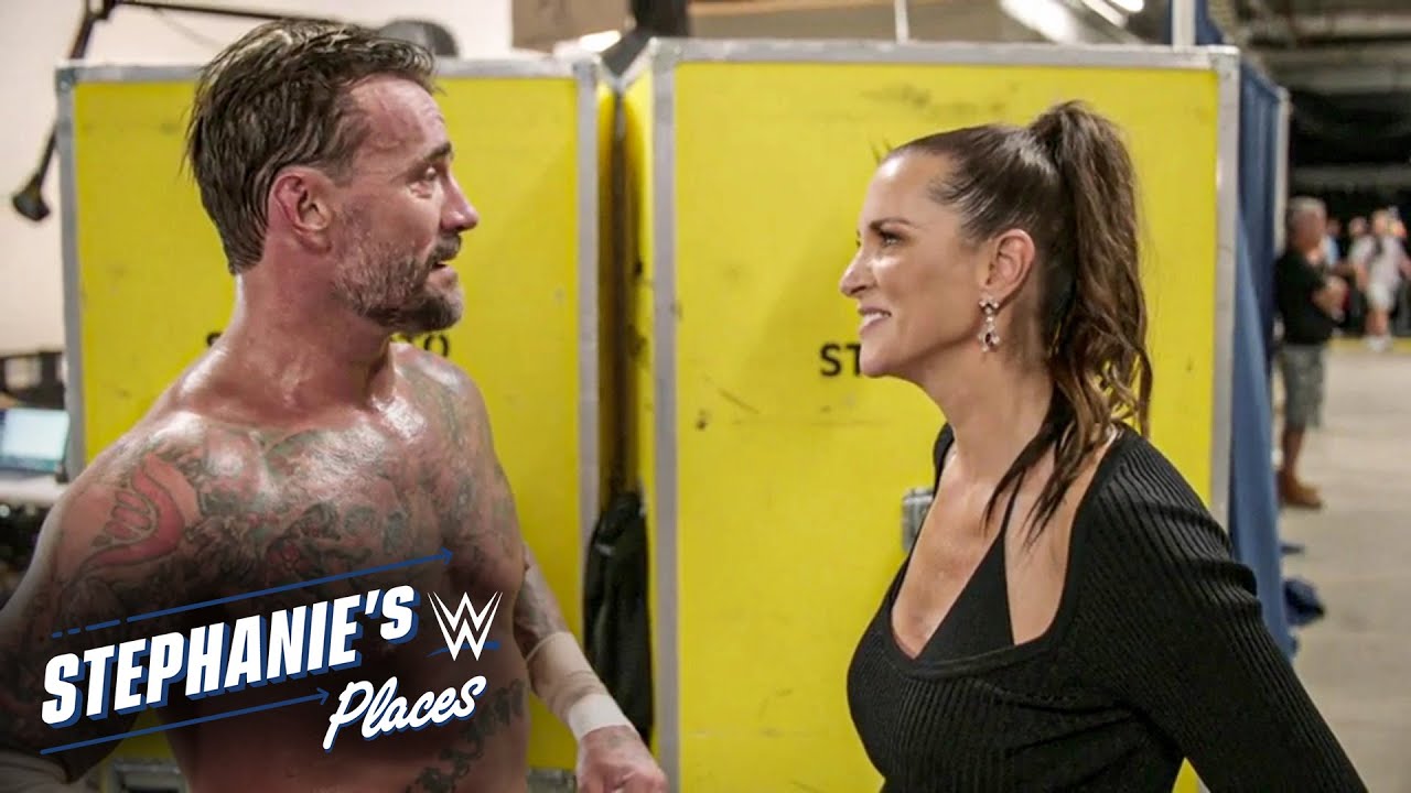 CM Punk shares emotional moment with Stephanie McMahon at SummerSlam: 