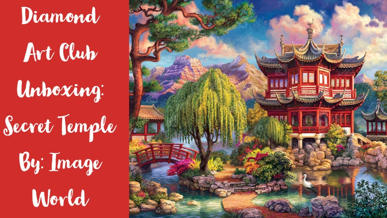 Diamond Art Club Unboxing: Secret Temple By: Image World