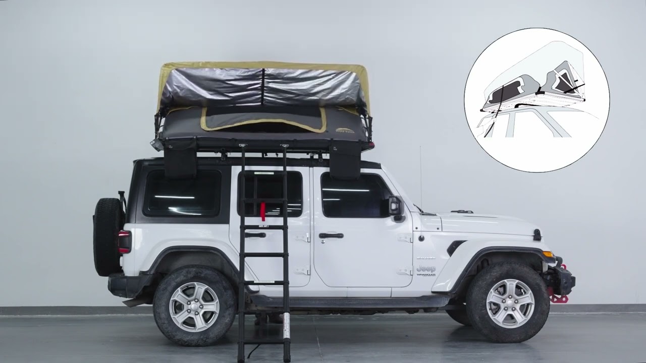 Discover Comfort: Unboxing the Wild Land Normandy Auto Roof Tent Experience!
