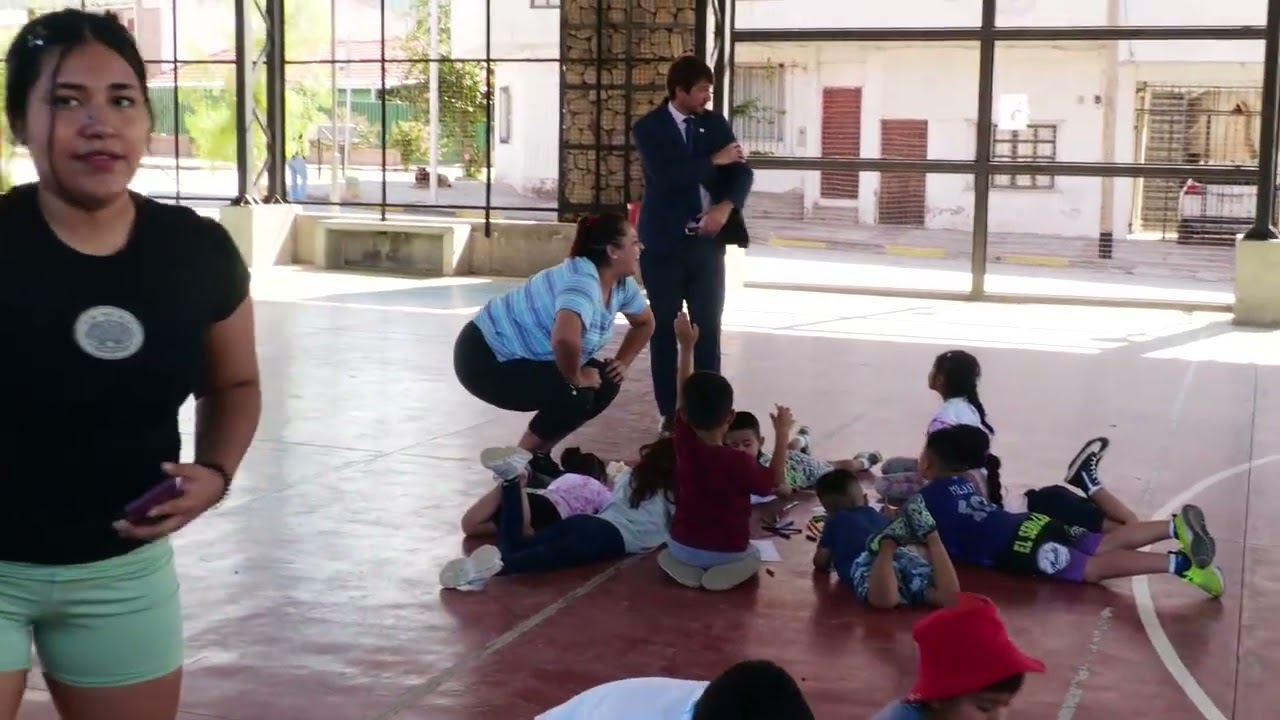 Niños de 4 a 6 años participan de la colonia de verano en el Multiespacio “Jorge Solís” de Chijra