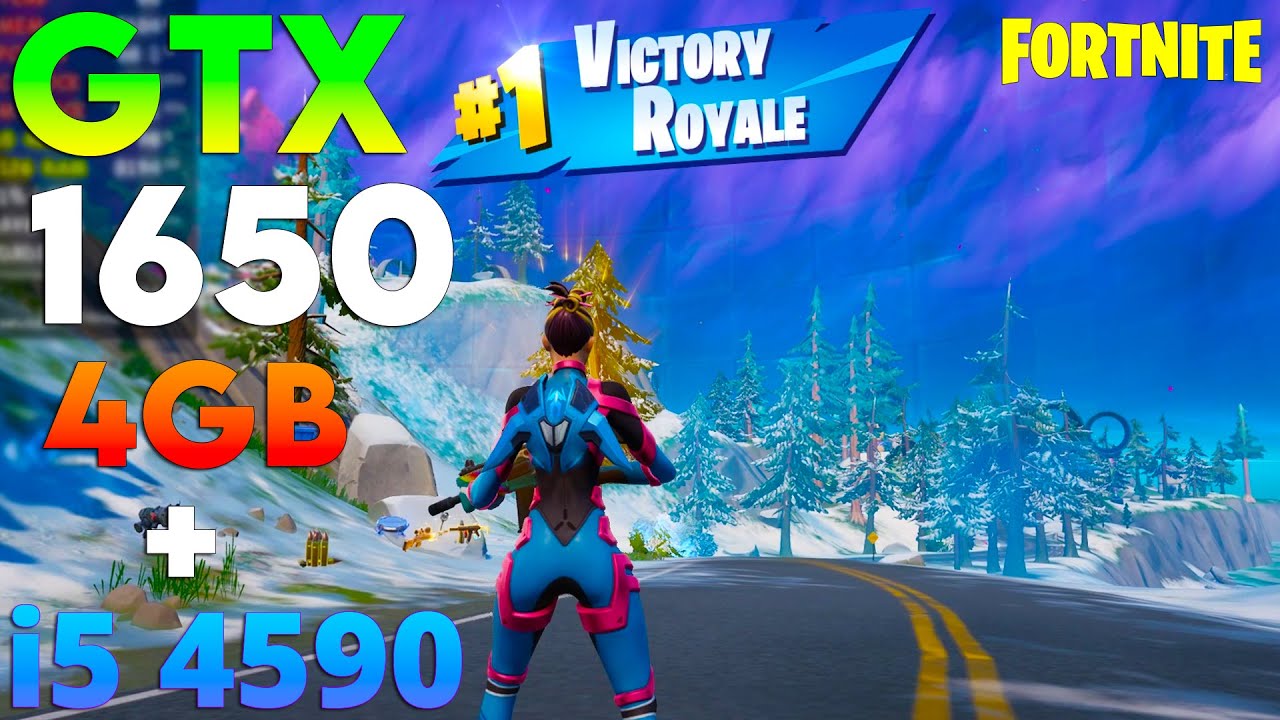 Fortnite Test On GTX 1650 | i5 4590 + GTX 1650 4GB