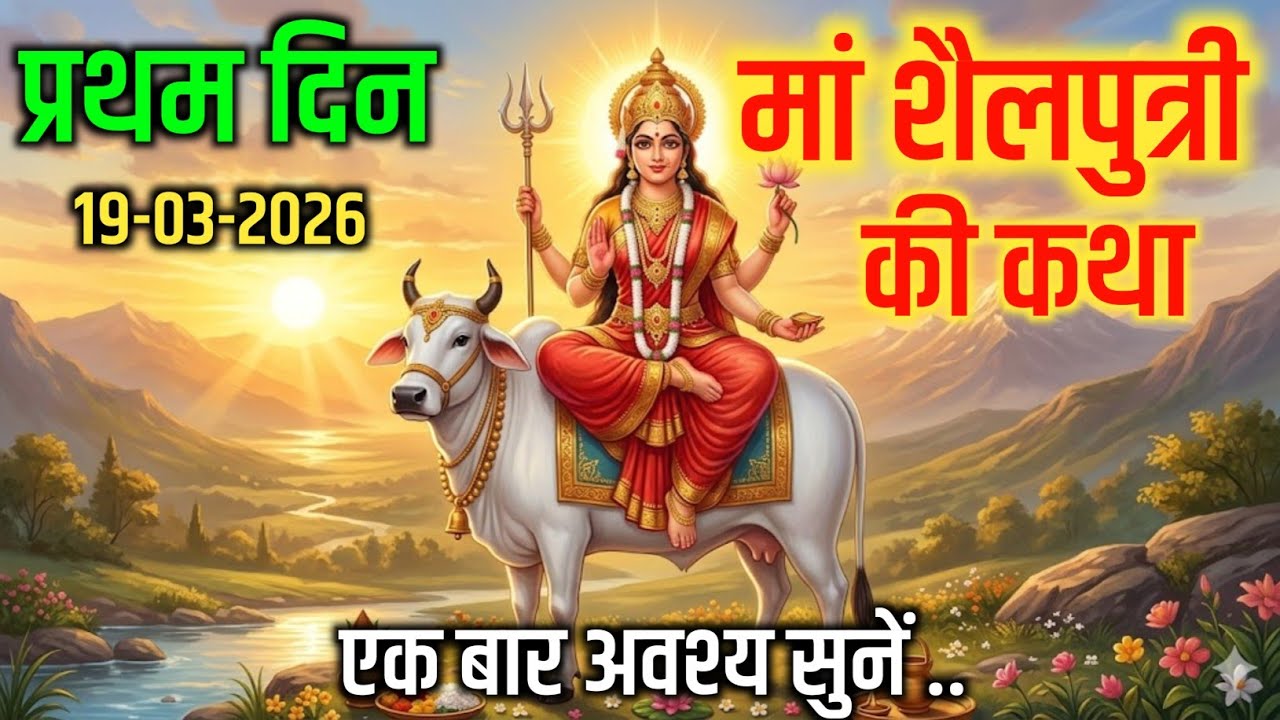 नवरात्रि कथा: शैलपुत्री माता की पावन कथा सुनने वाला जीवनभर सुखी रहता है | 