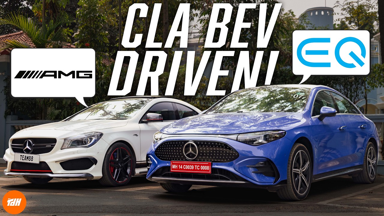 Is the CLA BEV better to drive than the CLA45 AMG? |  2027 CLA 250+ Driven in Banglore! | UpShift
