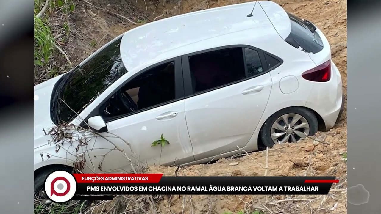 PMs envolvidos em chacina no ramal Água Branca voltam a trabalhar