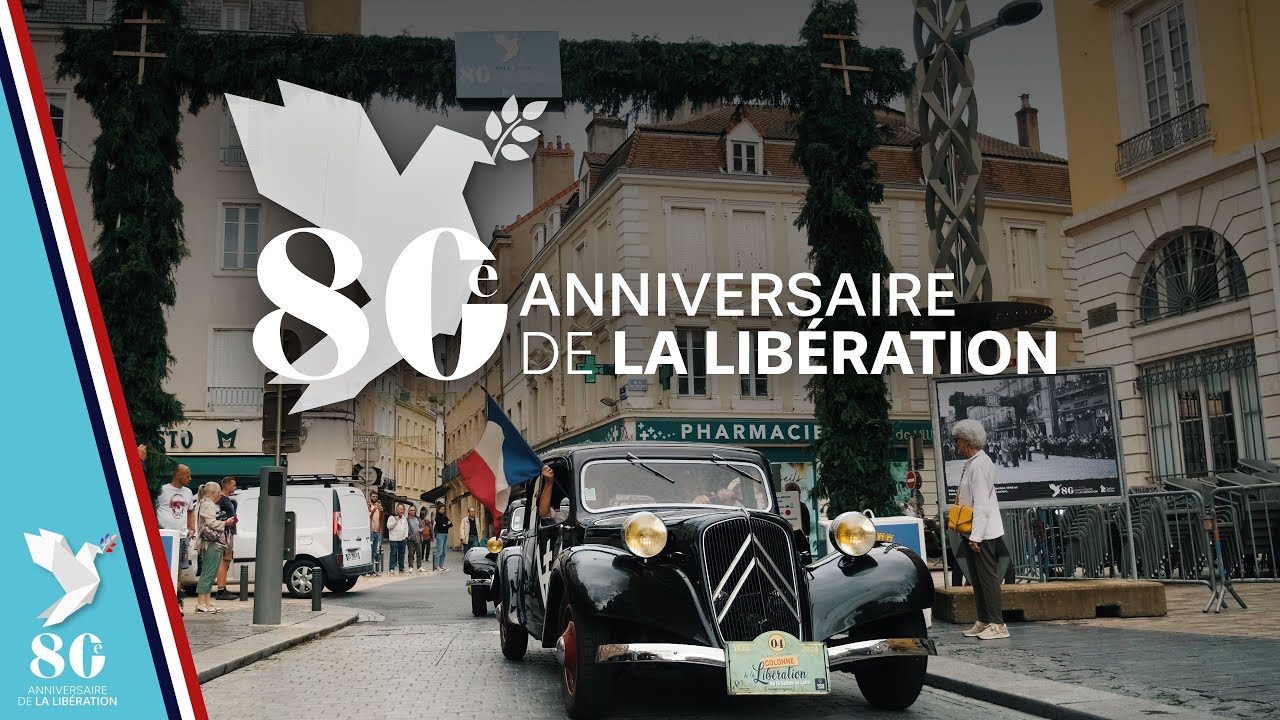 🕊️ Revivez le 80e anniversaire de la Libération de Chalon