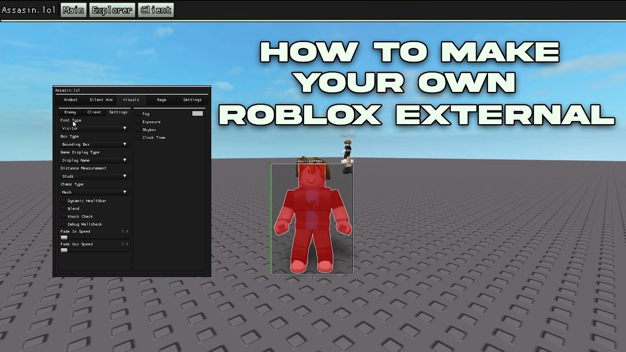 How to make your own *CUSTOM* Roblox external (FREE)
