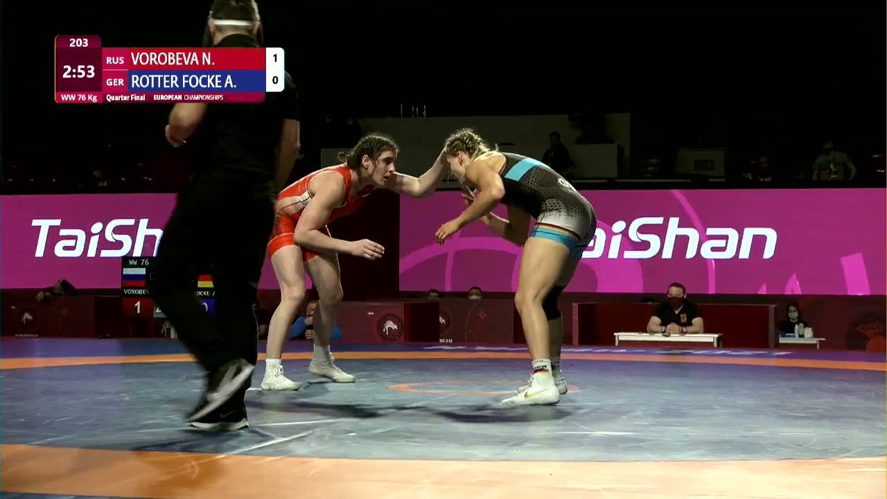 1/4 WW - 76 kg: N. VOROBEVA (RUS) v. A. ROTTER FOCKE (GER)
