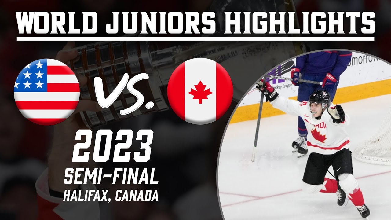 United States vs. Canada | 2023 WJC Semi-Final | Extended Highlights