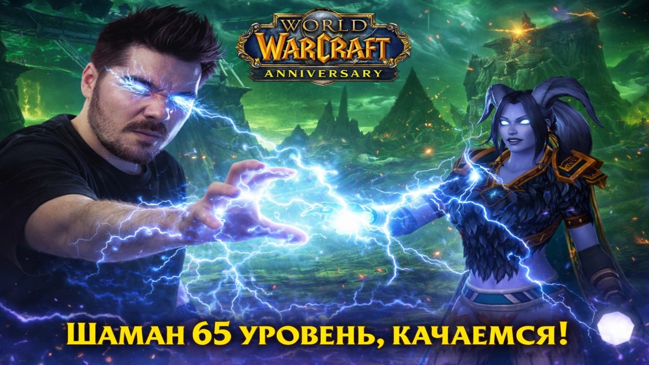 World of Warcraft Anniversary , TBC , качаем шамана элема!