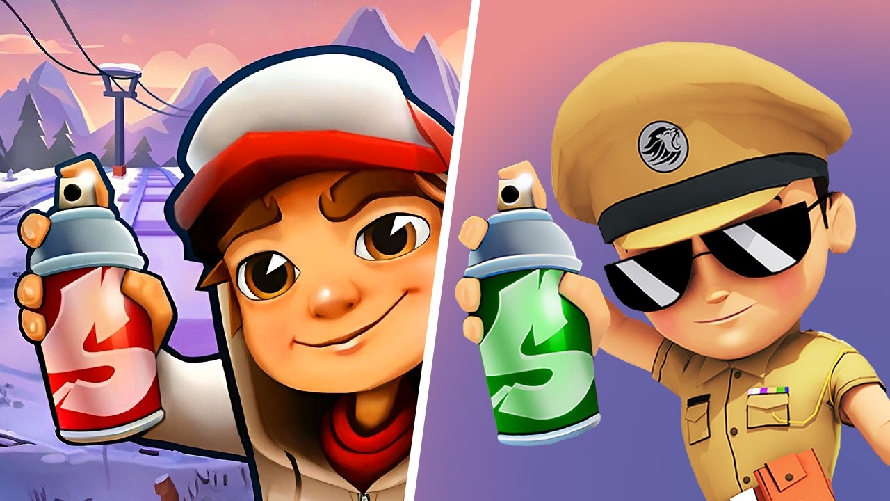 Subway Surfers VS Little Singham Run, Subway Surfers New Update Winter Xtreme, Subway Surf Youtube