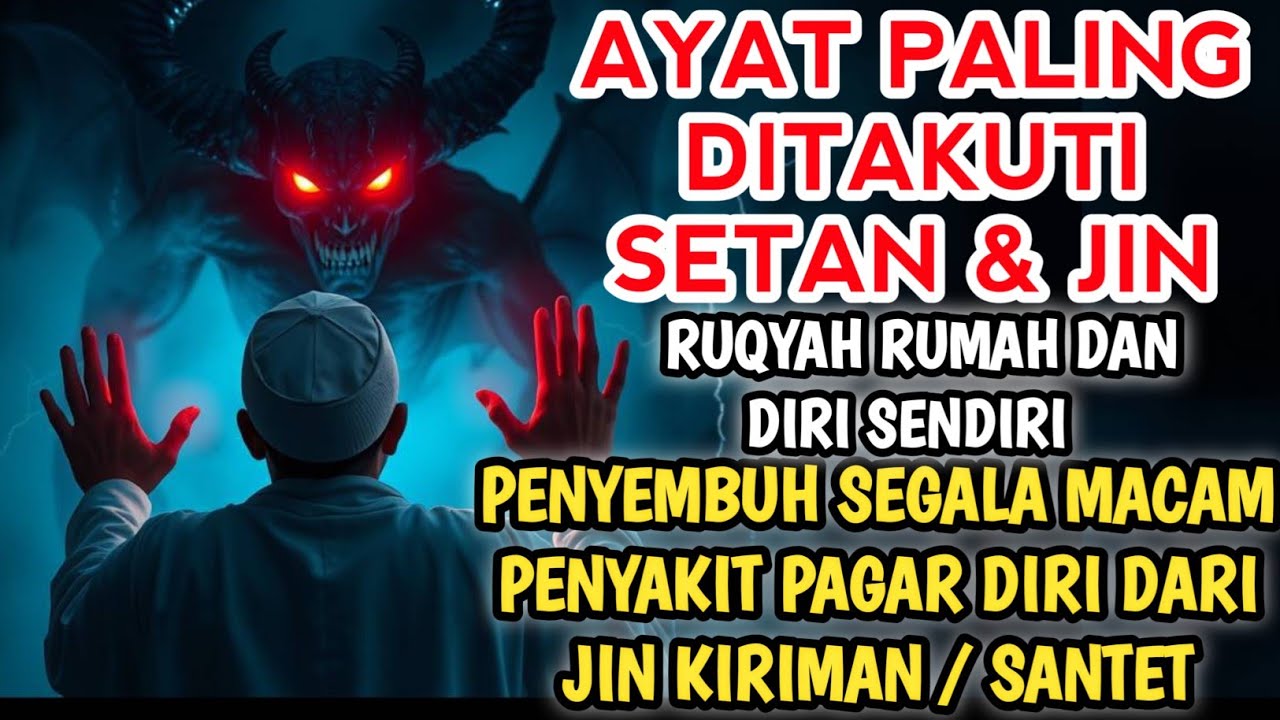 RUQYAH RUMAH PENGUSIR JIN, SETAN & SIHIR DI RUMAH & TUBUH, PENENANG HATI & PIKIRAN | ALAA AQEL