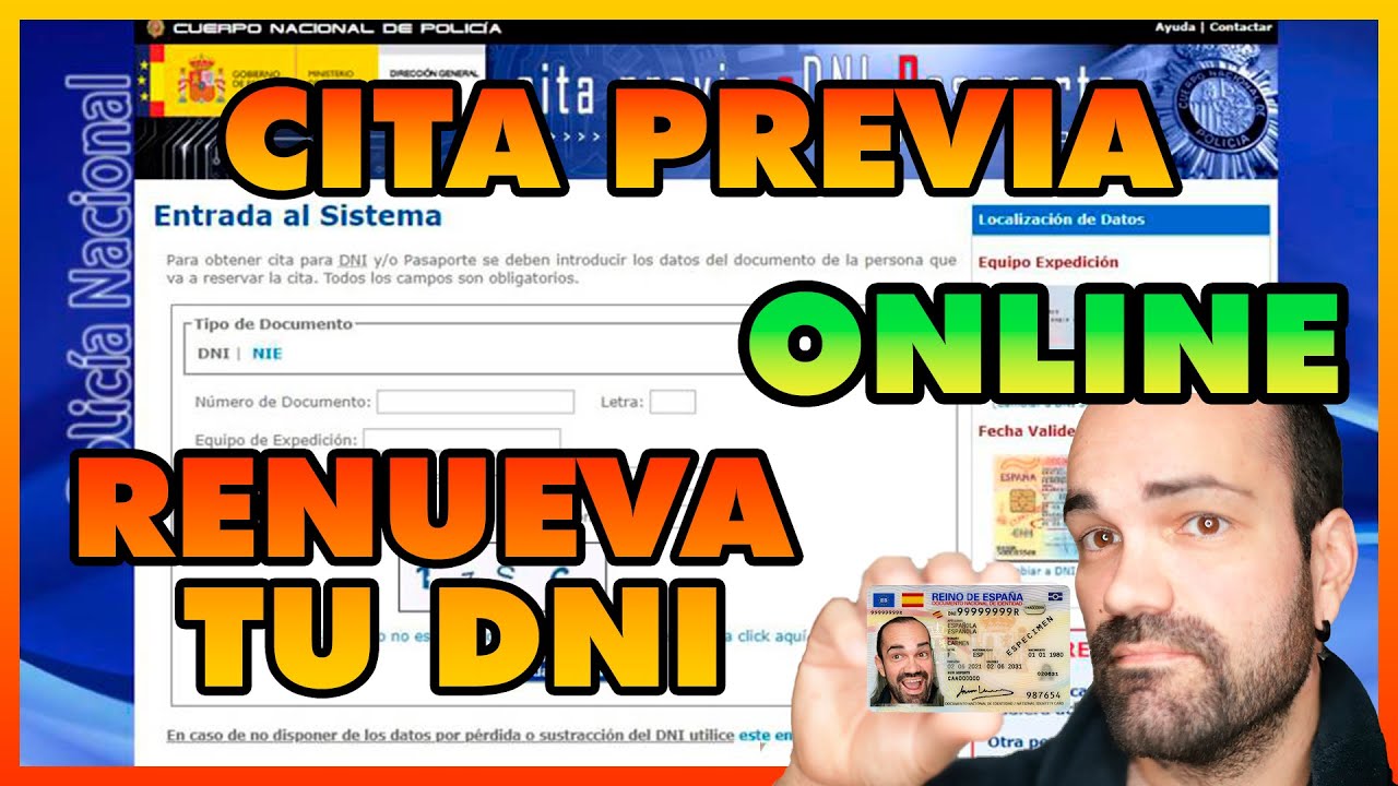 Cómo Pedir Cita Online para Renovar el DNI/Pasaporte: Guía Paso a Paso [2024]