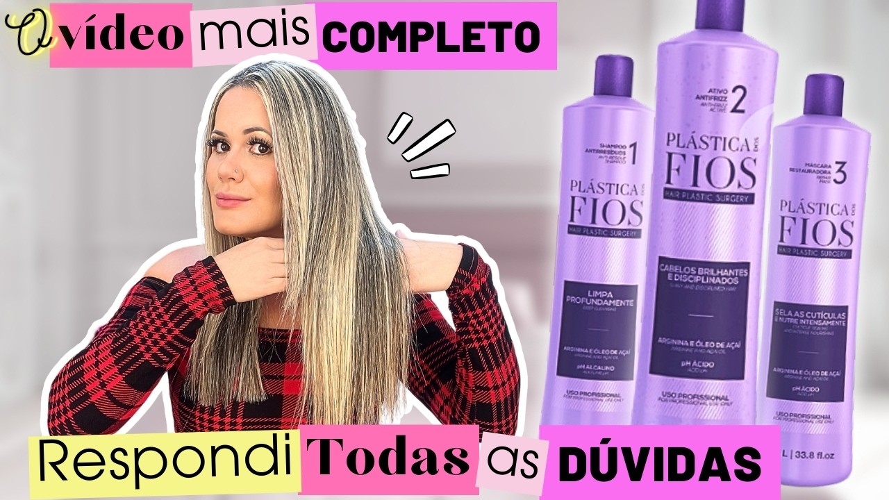 🚨PLÁSTICA DOS FIOS | O Vídeo mais COMPLETO sobre dúvidas { CONTA MAIS }
