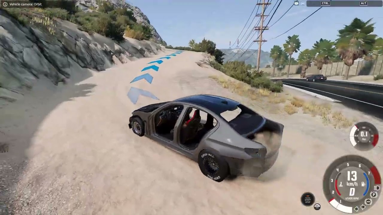 BMW M5 CS with a Steering Wheel | BeamNG.drive