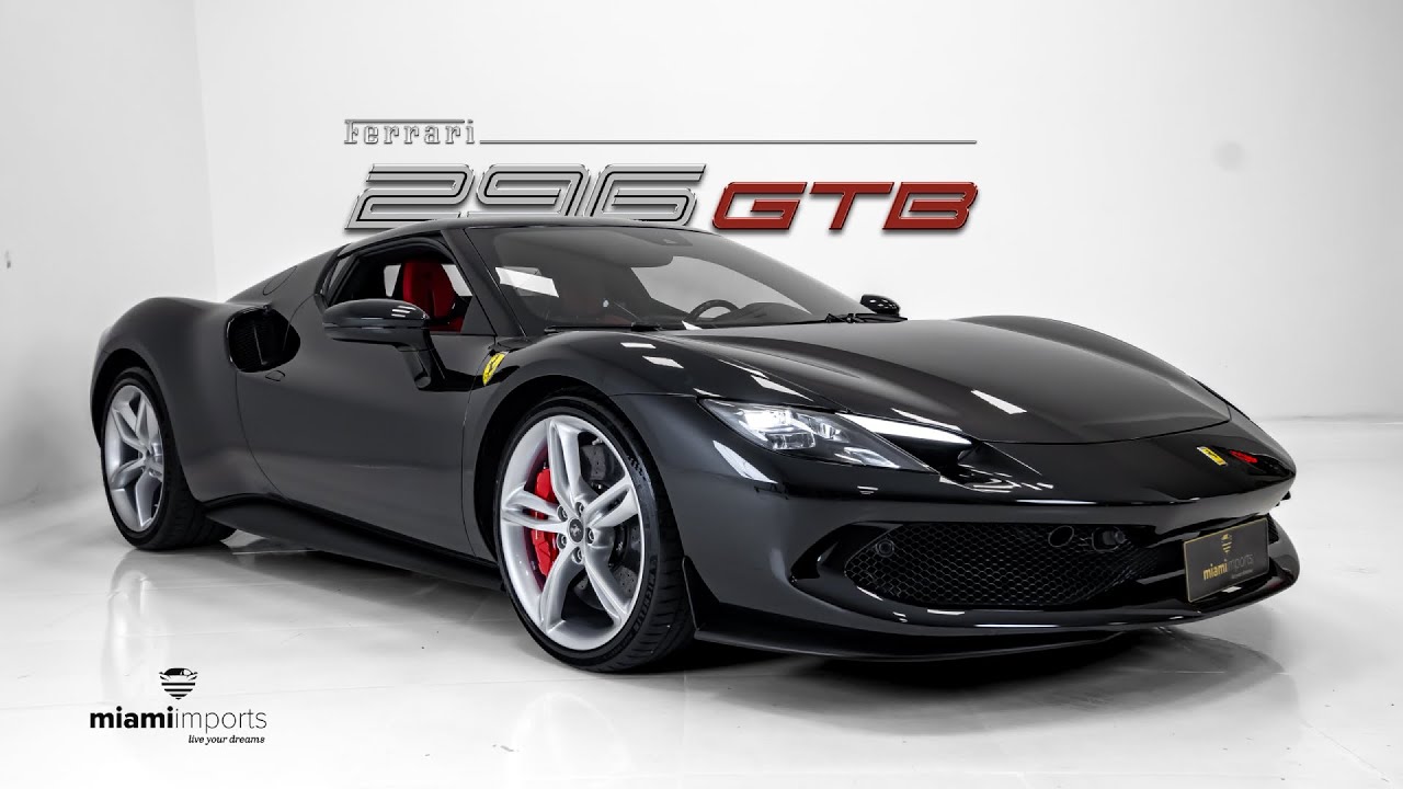 Ferrari 296 GTB Black