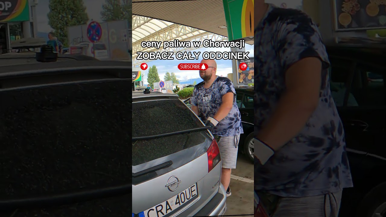 ile kosztuje paliwo w Chorwacji #travelvlog #travel #vanlife #family