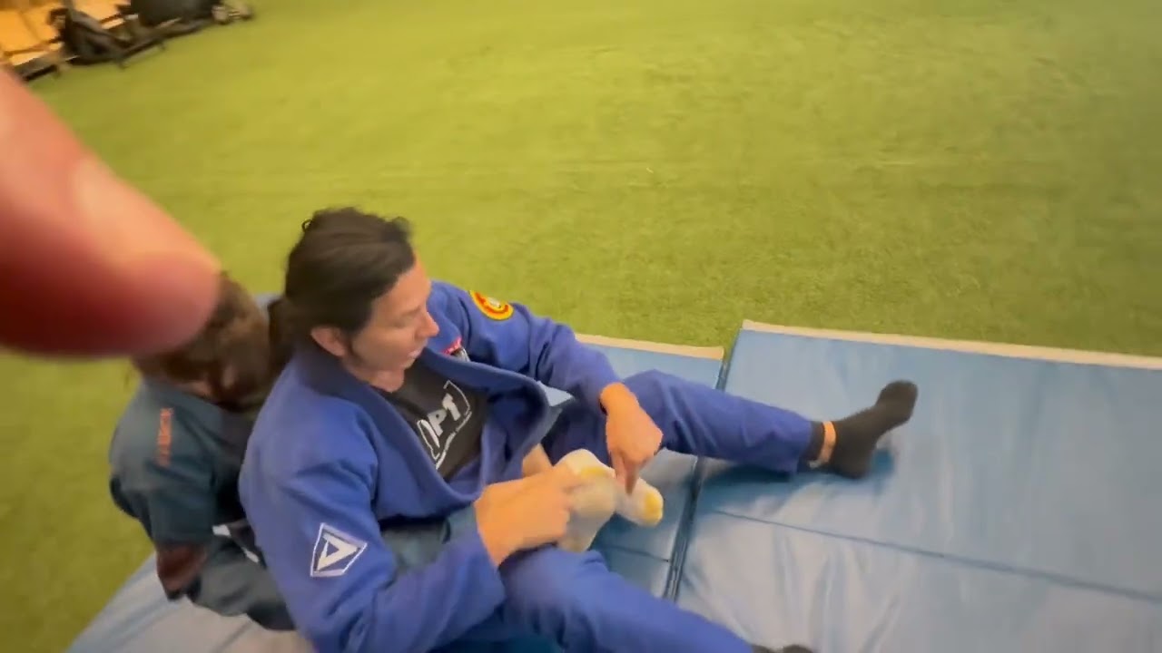 Jiu-Jitsu - Lower Calf Nerve Against Shin when Opponent’s Hooks are In