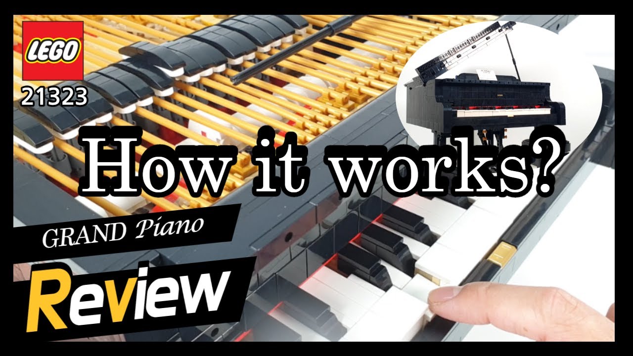 레고 그랜드 피아노 작동원리 | Mechanism | LEGO 21323 Grand Piano