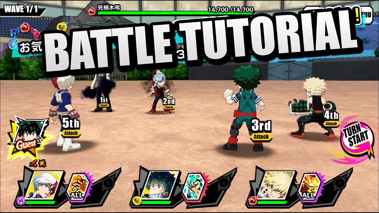 How the Battle Mechanics Work in My Hero Ultra Impact