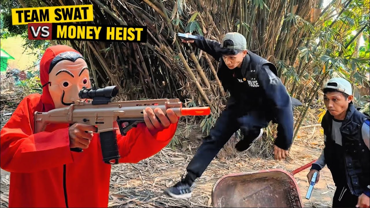 Misi Darurat Team Swat Menggagalkan Aksi Perampokan Penjahat Money Heist | Short Movie