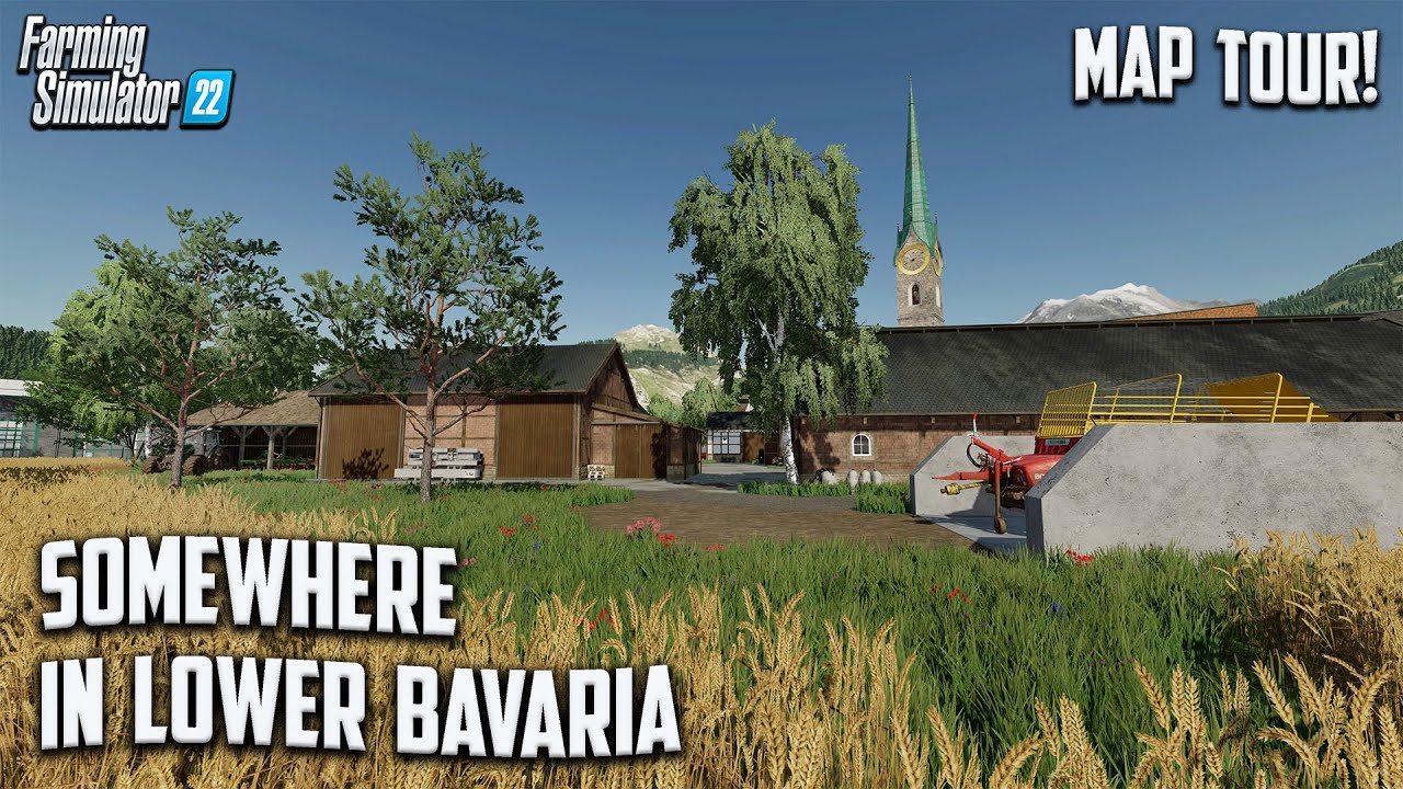FS22: NEW GERMAN MOD MAP, LOWER BAVARIA (SOMEWHERE)!