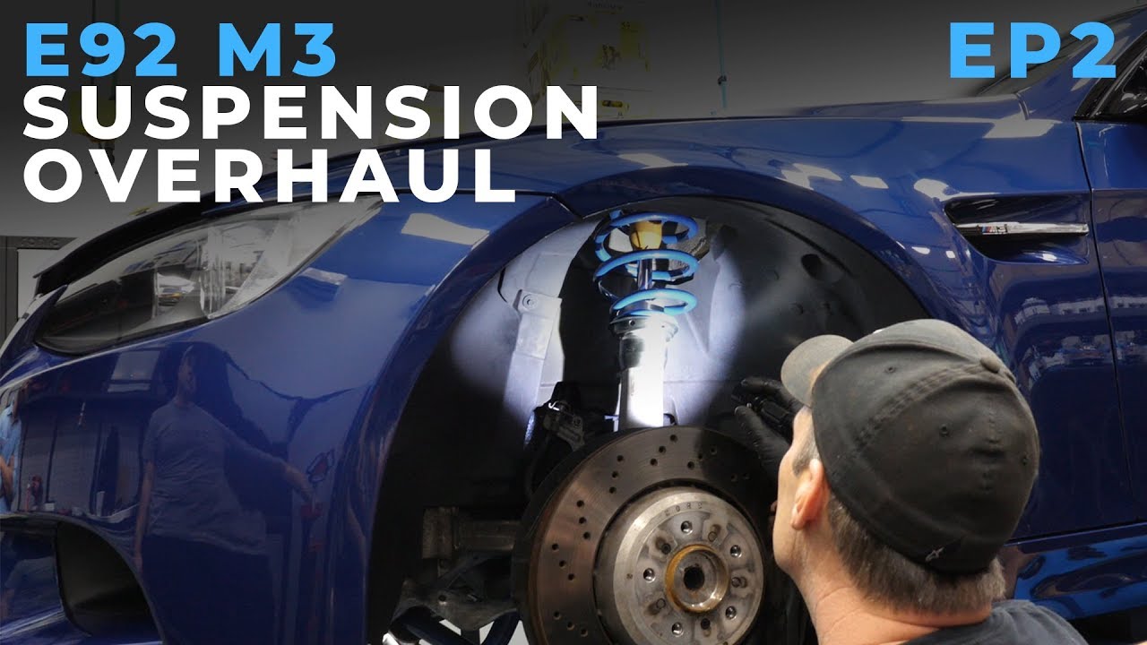 E92 M3 Suspension Overhaul: EP2  - Dinan Coilover Sleeves, Sway Bar & LCA Monoball
