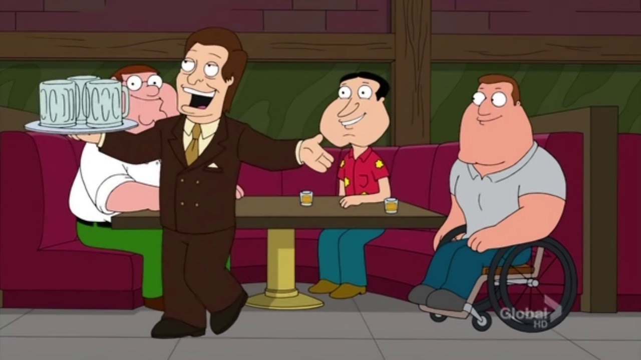 Family guy - Singing waiter