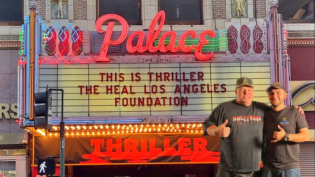 Это вечеринка Thriller Halloween с принцем Джексоном в театре Palace Theatre Thrillernight 2025