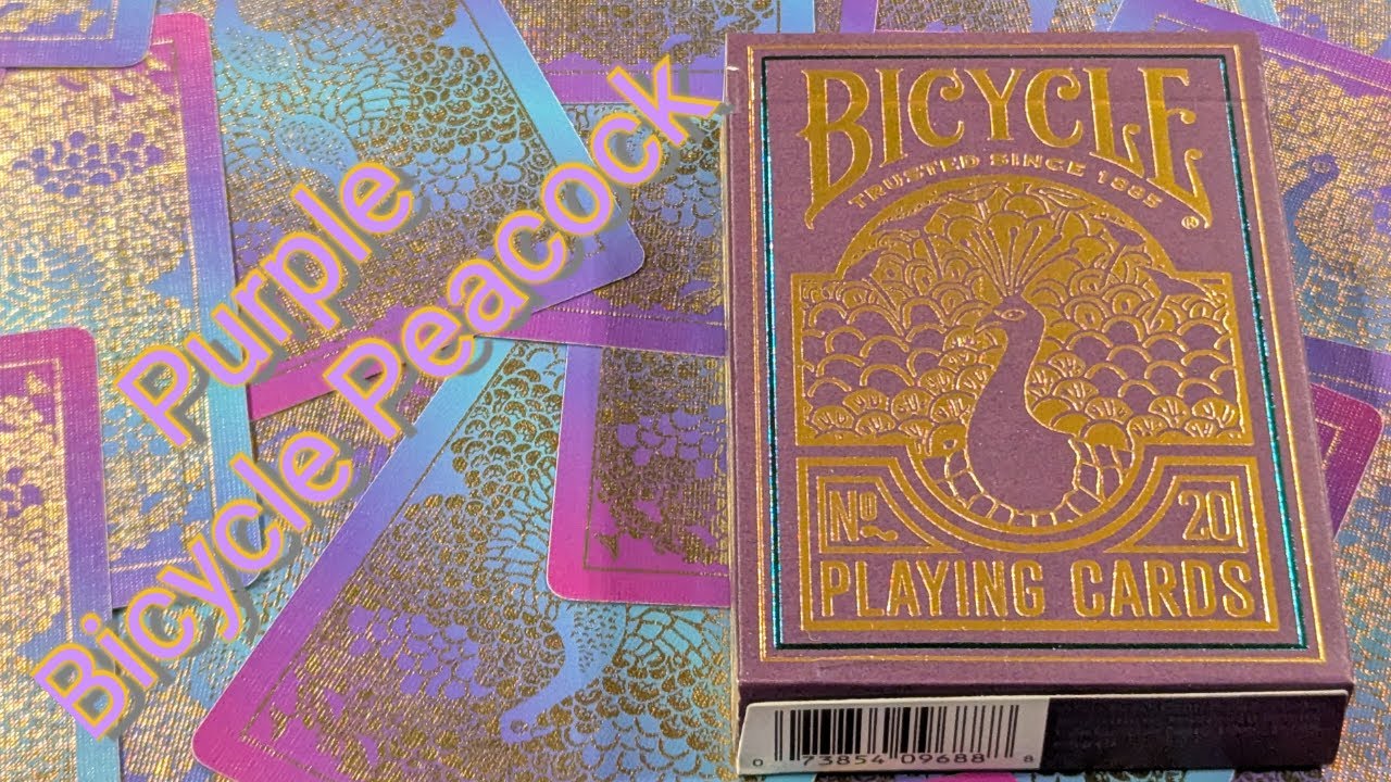 Daily deck review day 461 - Bicycle Purple Peacock playing cards