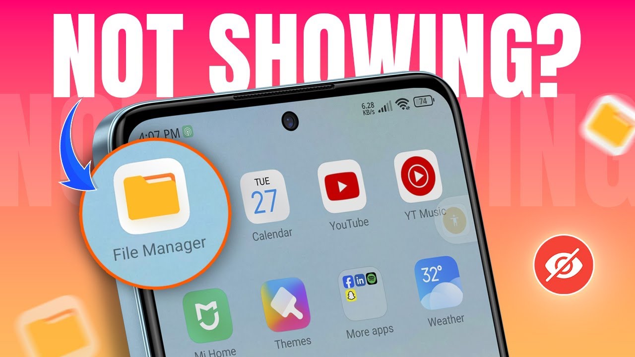 Как исправить ошибку «Файловый менеджер Xiaomi Redmi не отображается на Android» | Пошаговое руко...