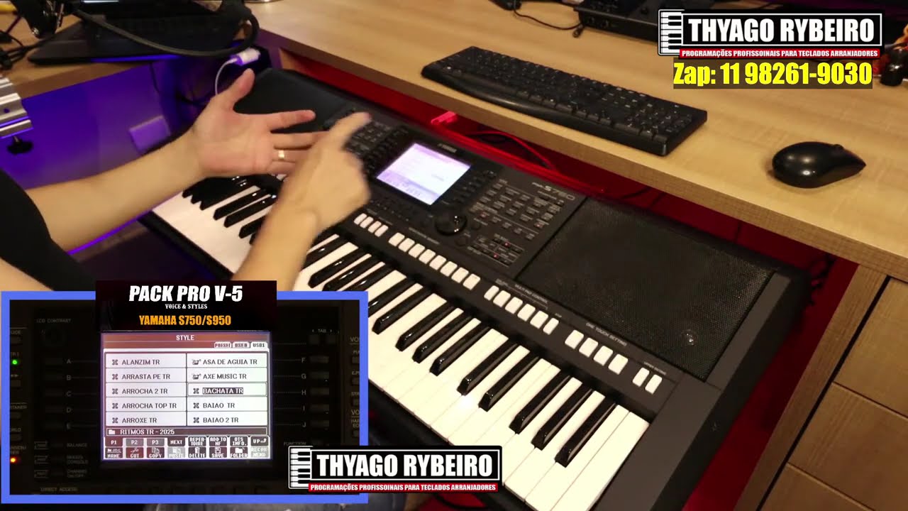 [RITMOS E SAMPLES ] ✅PACK S750/S950 74 YAMAHA By Thyago Rybeiro