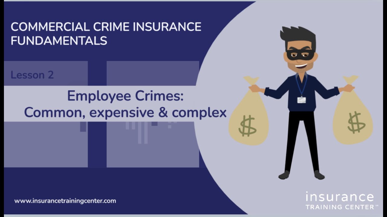Commercial Crime Insurance: Employee Crimes - common, expensive & complex