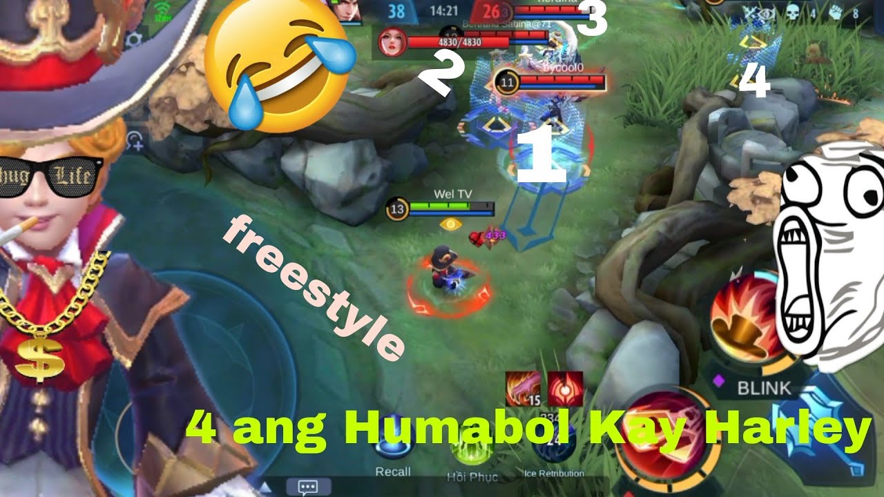 freestyle funny moments in mobile legends random hero.
