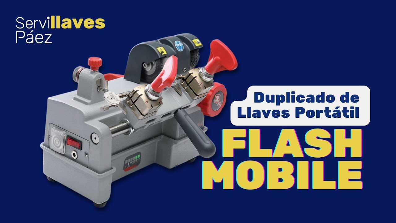Máquina Flash Mobile: Duplicado de Llaves Portátil y Preciso | Distribuidor Exclusivo Servillaves