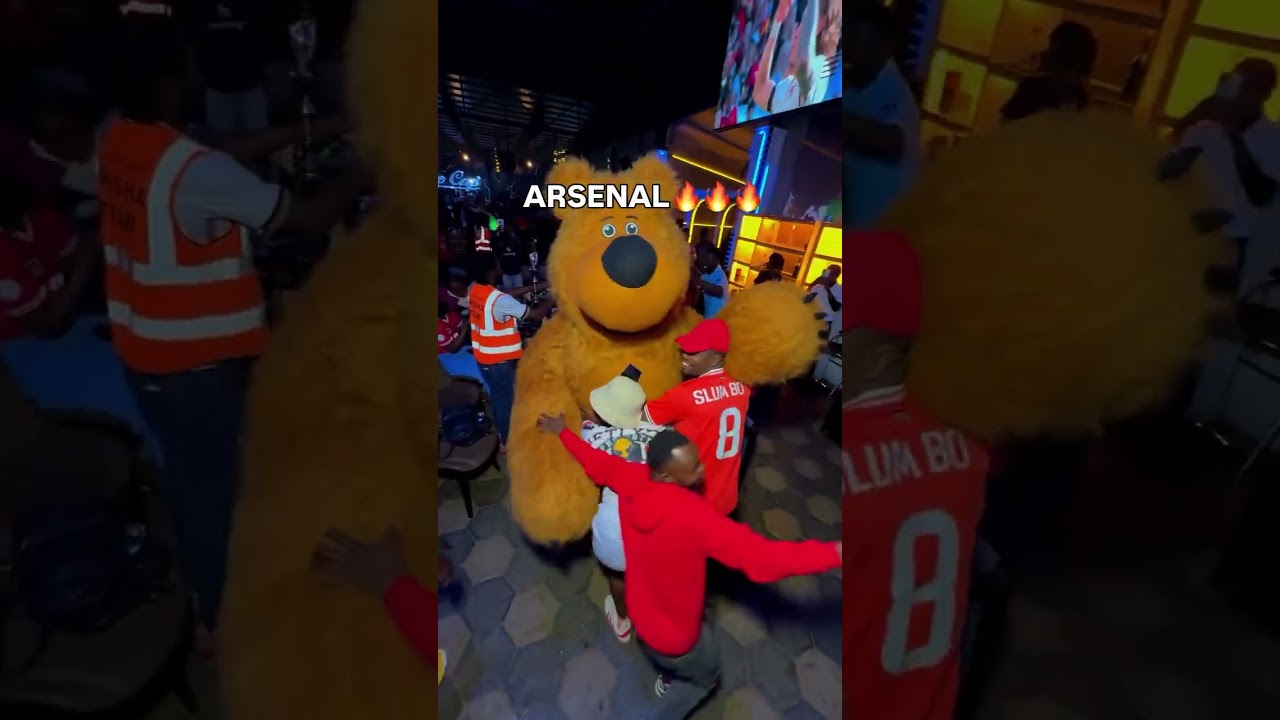 How Kenyans celebrated Arsenal's win against Manchester United. #kenyanightlife