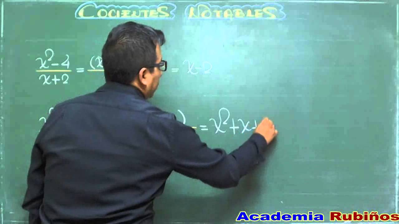 COCIENTES NOTABLES-CONCEPTO BASICO