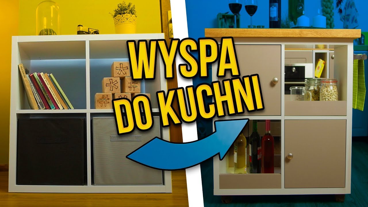 WYSPA KUCHENNA Z REGAŁU *metamorfoza kuchni
