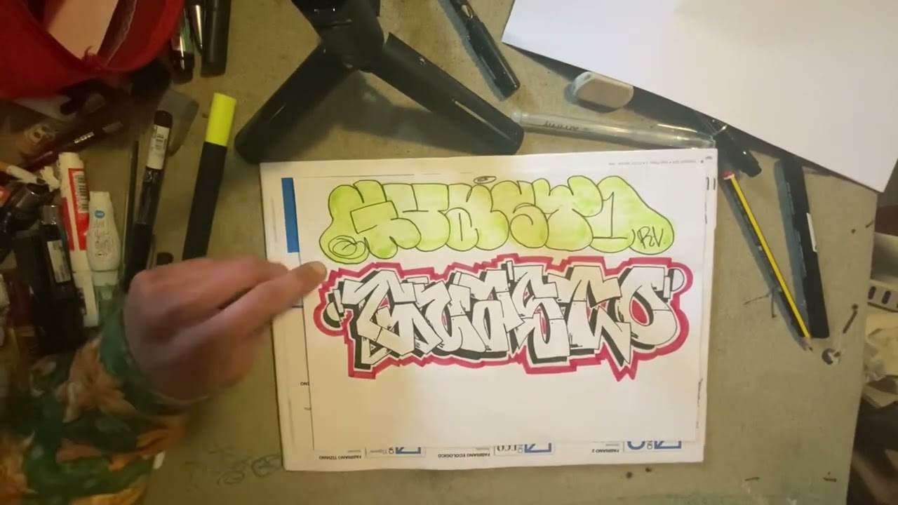 I draw ugly sketches for an hour