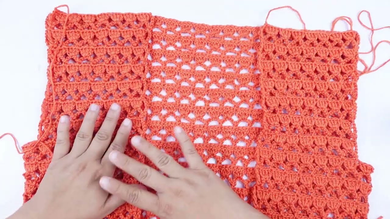 Chaleco Tejido a crochet muy f&aacute;cil y llamativo! tığ işi yelek | colete de croch&ecirc; | жилет крючком