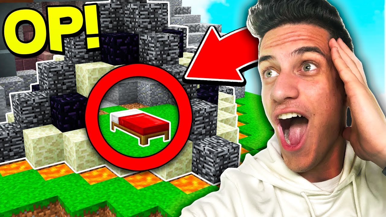 100% UNBREAKABLE BED DEFENSE! (MINECRAFT BED WARS)