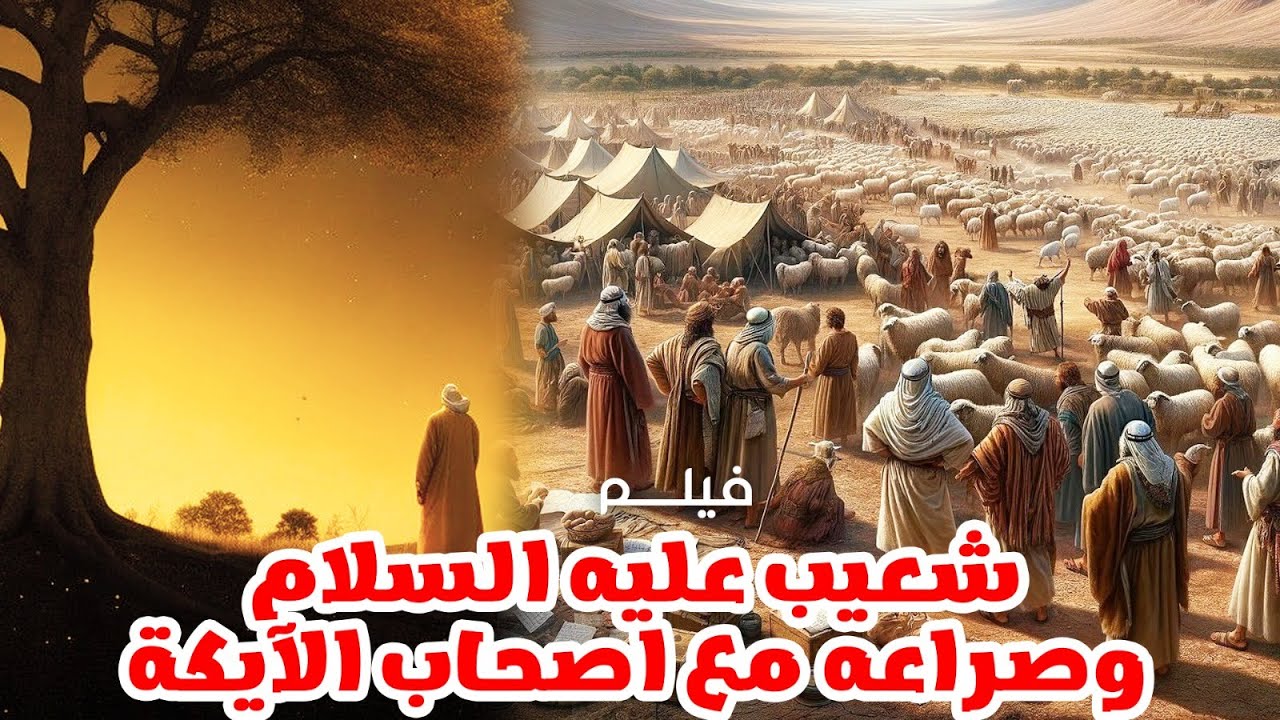 قوم مدين الظالمين وصراعات اصحاب الايكة مع شعيب عليه السلام💪💪