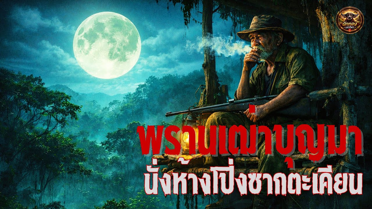พรานเฒ่าบุญมา นั่งห้างอาถรรพ์โป่งซากตะเคียน