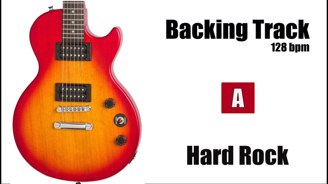Backing Track Hard Rock A 128bpm 